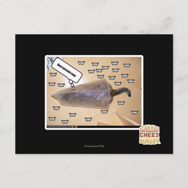 Cartão Postal Melhor presente (Frente)