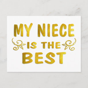 Cartão Postal Melhor sobrinha