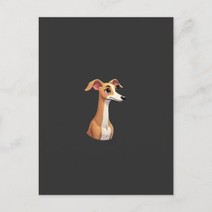 Cartão Postal Melhor vida com T-Shirt Manga Longa Arabian Greyho
