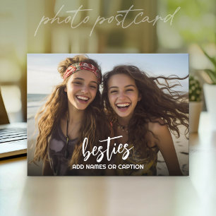 Cartão Postal Melhores amigas com foto e texto personalizado - S