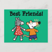 Melhores Amigos Maisy e Dotty Segurando Mãos