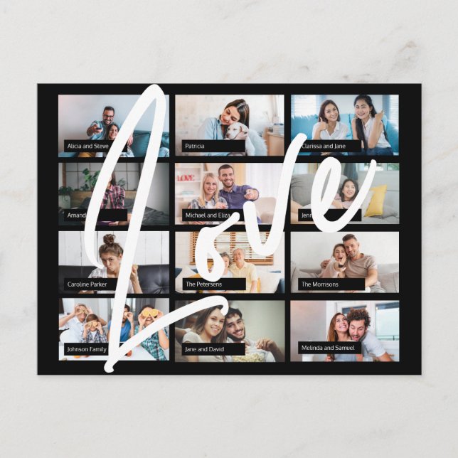 Cartão Postal Melhores amigos virtuais online personalizados 12  (Frente)