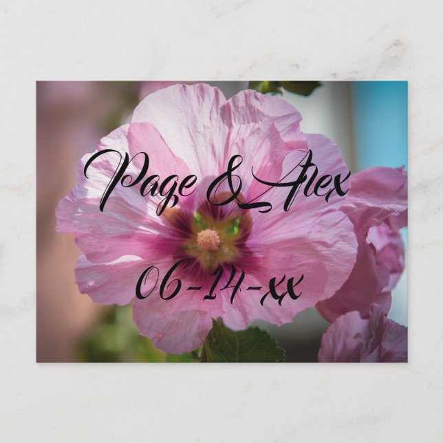 Cartão Postal Melhores desejos para recém-casados Destino de Cas (Frente)