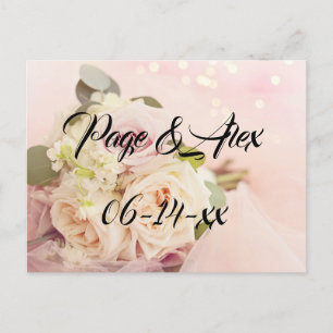 Cartão Postal Melhores desejos para recém-casados Destino de Cas