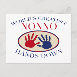 Cartão Postal Melhores Mãos Sem Nada para Baixo