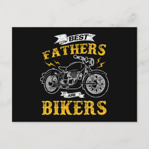 Cartão Postal Melhores Pais São Pai De Biker Biker Motoc