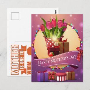 Cartão Postal Melhores Presentes do Dia das Mães 2026 Guia par
