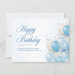 Cartão Postal Melhores votos de feliz aniversário para você 