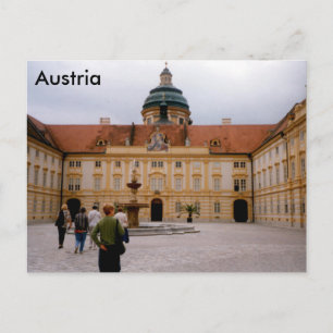 Cartão Postal Melk Abbey, Melk, Áustria