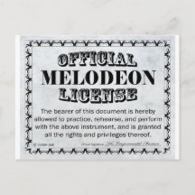 Melodeon License