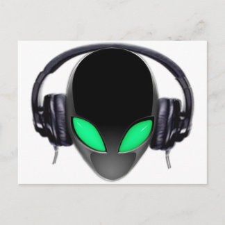 Cartão Postal Melómano estrangeiro DJ - cetáceo liso