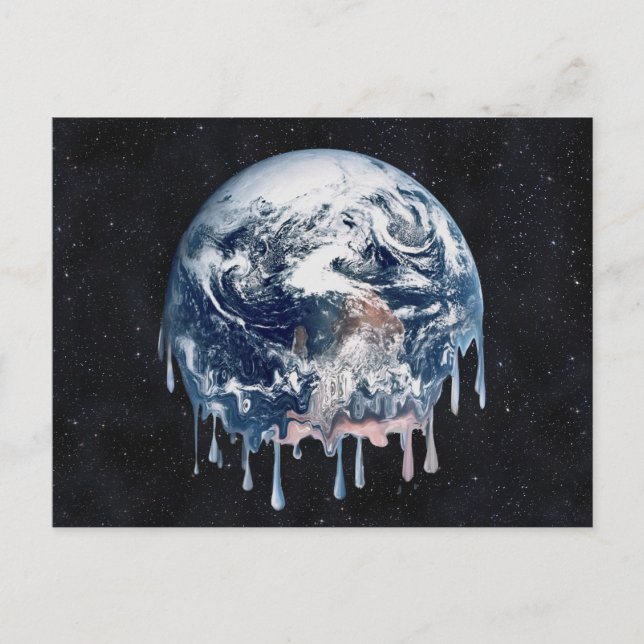 Cartão Postal Meltdown (Fundo Universo do Cheio) (Frente)