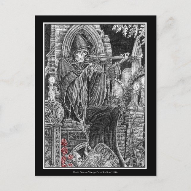 Cartão Postal Memento Mori (Frente)