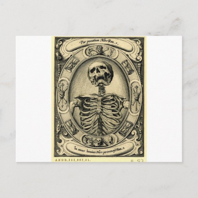 Cartão Postal Memento Mori (Frente)