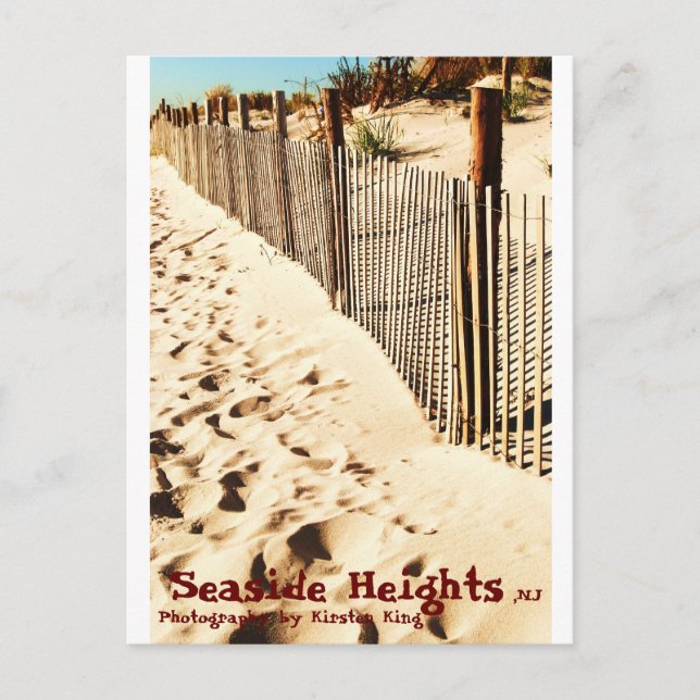 Cartão Postal memória 1 137, Seaside Heights, Fotografia por K.. (Frente)