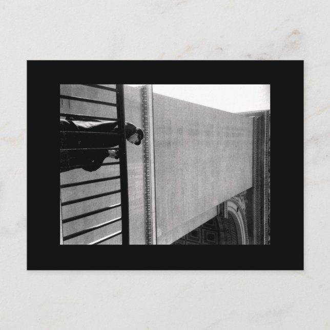 Cartão Postal "Memória de Paris." (Frente)