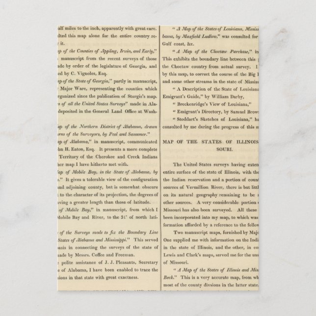 Cartão Postal Memória geográfica continuada (Frente)