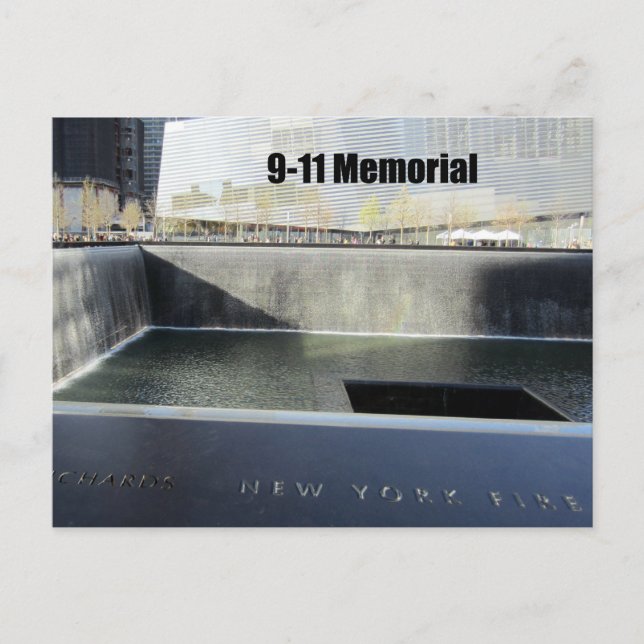 Cartão Postal Memorial 9-11 (Frente)