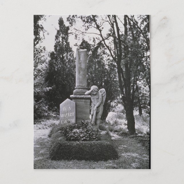 Cartão Postal Memorial a Wolfgang Amadeus Mozart (Frente)