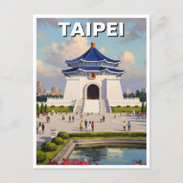 Cartão Postal Memorial CKS Taipei Taiwan