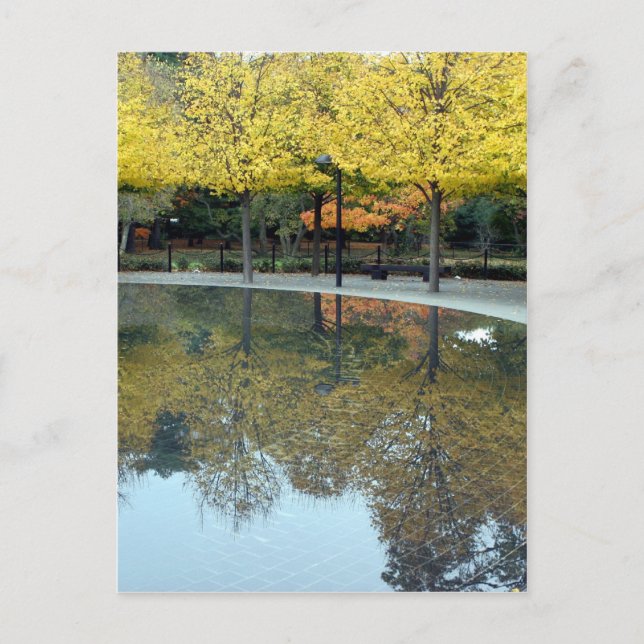 Cartão Postal Memorial da Guerra da Coreia em outono (Frente)