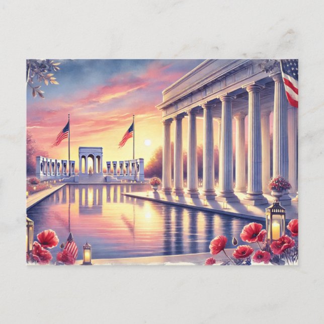 Cartão Postal Memorial Day ,EUA (Frente)