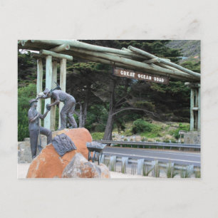 Cartão Postal Memorial de Estrada do Oceano excelente