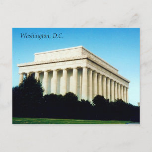 Cartão Postal memorial de lincoln