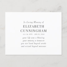 Memorial de Saudades Citação Moderna Simples