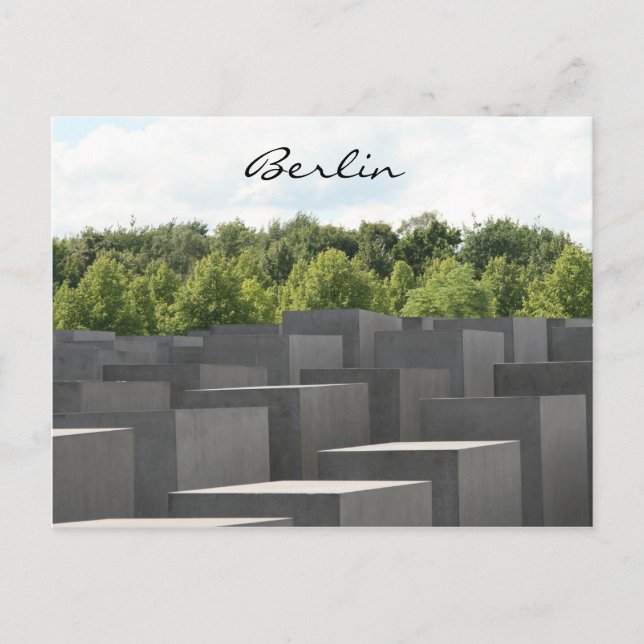 Cartão Postal memorial do holocausto (Frente)