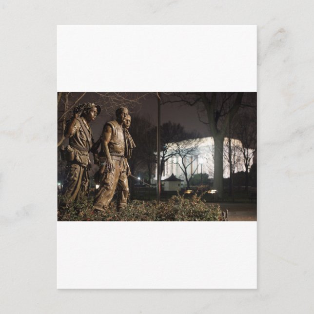 Cartão Postal Memorial dos Veteranos do Vietnã (Frente)