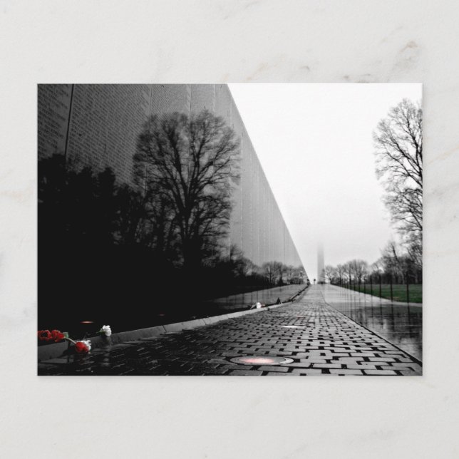 Cartão Postal Memorial dos Veteranos do Vietnã (Frente)