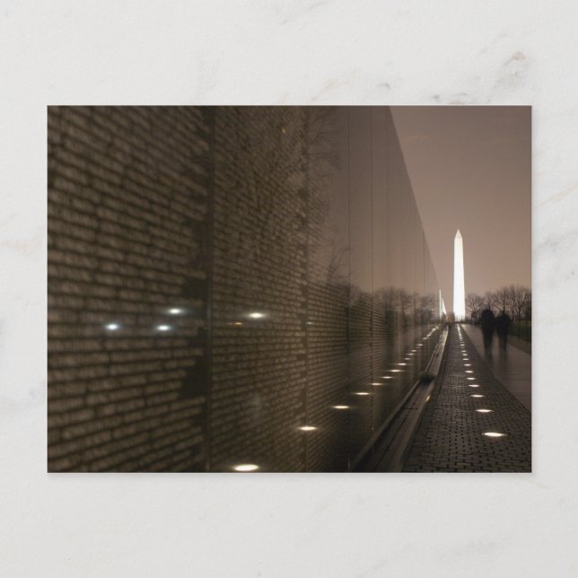 Cartão Postal memorial dos veteranos do vietnã (Frente)