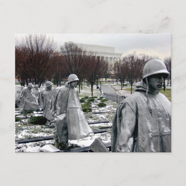 Cartão Postal memorial guerra coreana (Frente)