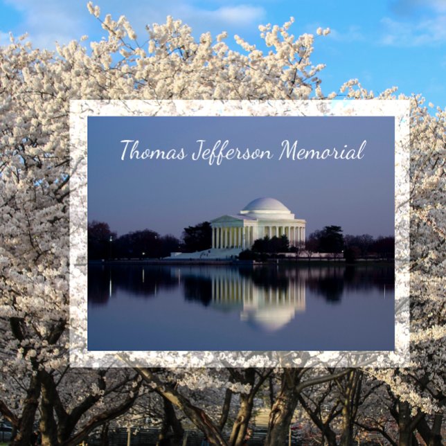 Cartão Postal Memorial Jefferson, Reflexo em Poça de Maré (Criador carregado)