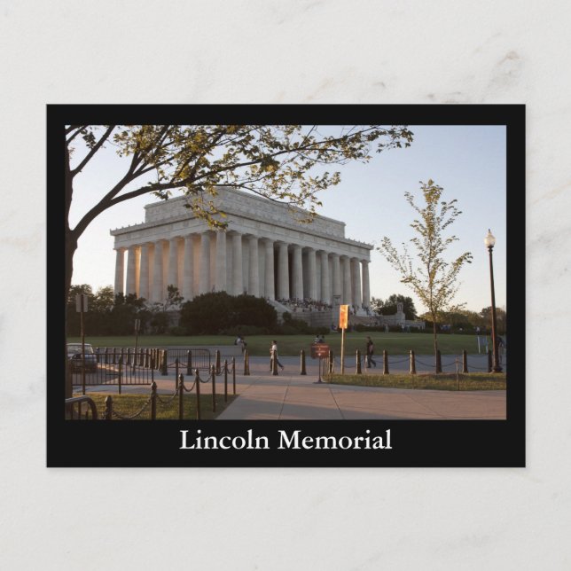Cartão Postal Memorial Lincoln (Frente)