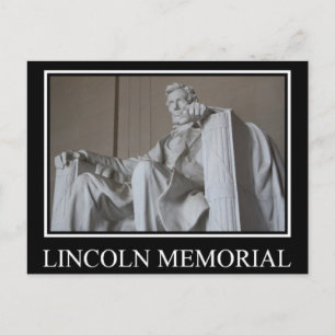 Cartão Postal Memorial Lincoln