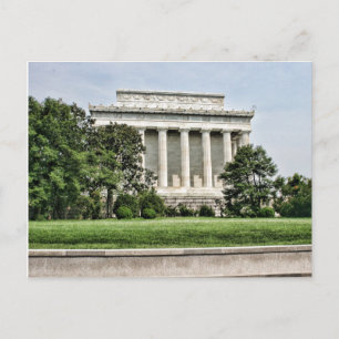 Cartão Postal Memorial Lincoln Washington D.C.