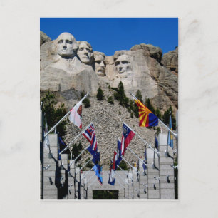 Cartão Postal Memorial Nacional do Monte Rushmore Souvenir