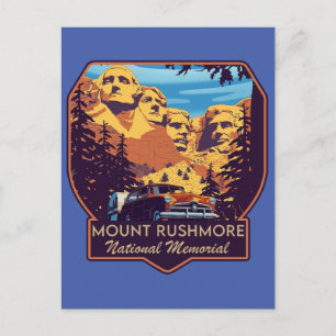 Cartão Postal Memorial Nacional Monte Rushmore