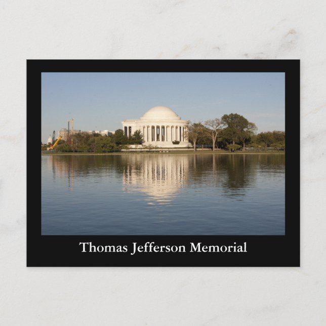 Cartão Postal Memorial Thomas Jefferson (Frente)
