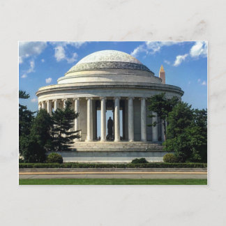 Cartão Postal Memorial Thomas Jefferson Monumento de Washington