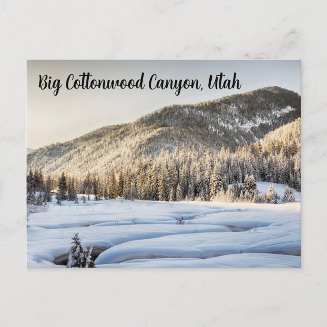 Cartão Postal Memórias de Utah Fria (Frente)