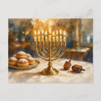 Cartão Postal Memórias do Chanukah,