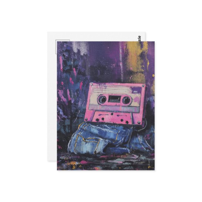 Cartão Postal Memórias Retroativas, Negação e Fita Cassete (Frente/Verso In Situ)