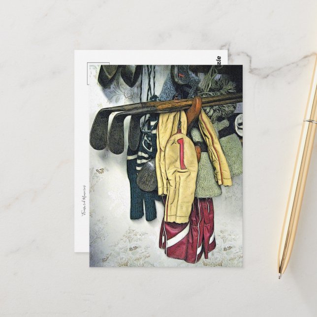 Cartão Postal Memórias Tesouras Arte Ilustrada  (Frente/Verso In Situ)