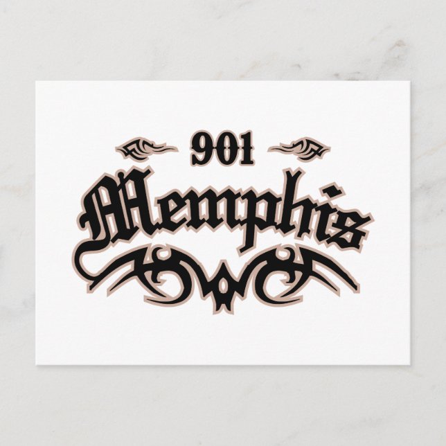 Cartão Postal Memphis 901 (Frente)