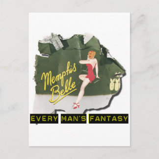 Cartão Postal Memphis Belle Pin Up