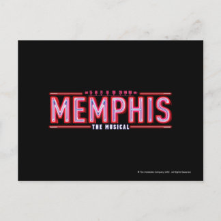 Cartão Postal MEMPHIS - O Logotipo Musical