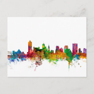 Cartão Postal Memphis Tennessee Skyline